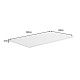 348-000011 Ανώστρωμα Casmeriane pakoworld roll pack λευκό ύφασμα-memory foam 150x200x5εκ