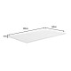 348-000012 Ανώστρωμα Casmeriane pakoworld roll pack λευκό ύφασμα-memory foam 160x200x5εκ