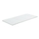 348-000008 Ανώστρωμα Casmeriane pakoworld roll pack λευκό ύφασμα-memory foam 100x200x5εκ