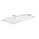 348-000008 Ανώστρωμα Casmeriane pakoworld roll pack λευκό ύφασμα-memory foam 100x200x5εκ