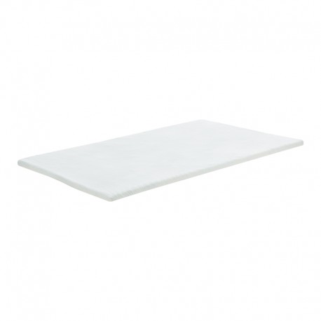 348-000010 Ανώστρωμα Casmeriane pakoworld roll pack λευκό ύφασμα-memory foam 140x200x5εκ