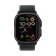 Apple Watch Ultra 2 2024 Titanium 49mm Αδιάβροχο με eSIM και Παλμογράφο (Black Titanium Case with Black Trail Loop - M/L)