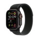 Apple Watch Ultra 2 2024 Titanium 49mm Αδιάβροχο με eSIM και Παλμογράφο (Black Titanium Case with Black Trail Loop - M/L)