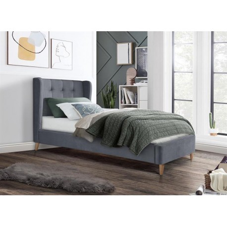 60-28980 ESTELLA  90 cm bed grey