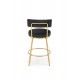 60-24901 H115 bar stool, black / gold