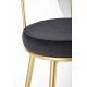 60-24901 H115 bar stool, black / gold