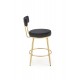 60-24901 H115 bar stool, black / gold