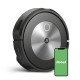 iRobot j557840 Roomba Combo j5 Σκούπα Ρομπότ για Σκούπισμα & Σφουγγάρισμα με Χαρτογράφηση και Wi-Fi Μαύρη