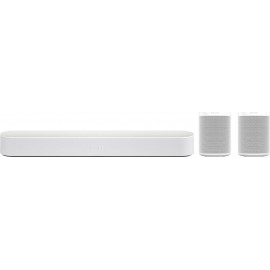 37208 + 37100 Sonos Σετ Ηχείων Home Cinema 5.0 Surround Set White Beam & 2x One SL