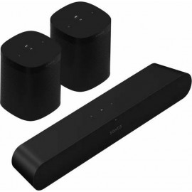 37208-9+37114-5 Sonos Beam 5.0 Surround Set (Beam Gen2 + 2xEra 100) Black