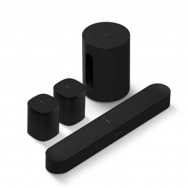 37208+37100+37212  Sonos Beam 5.1 Set  Beam Gen2 + 2xOne SL + SUB Mini Black