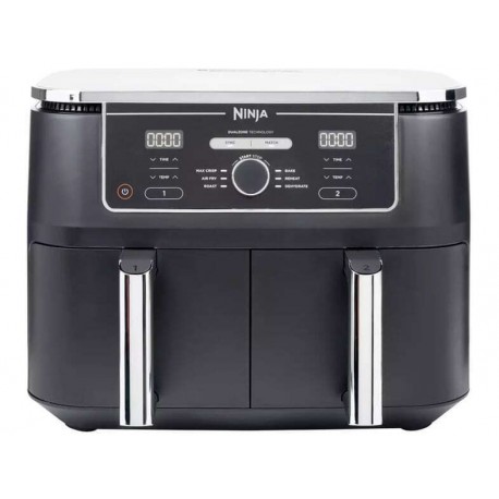 Ninja AF400EU Foodi Max Dual Zone Air Fryer με Διπλό Αποσπώμενο Κάδο 9.5lt Μαύρο