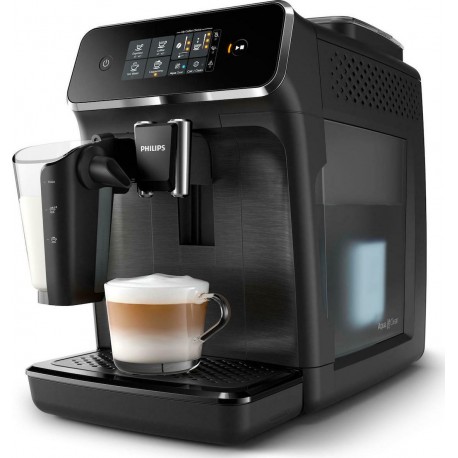 Philips EP2230/10 Αυτόματη Μηχανή Espresso 1500W Πίεσης 15bar για cappuccino με Μύλο Άλεσης Μαύρη