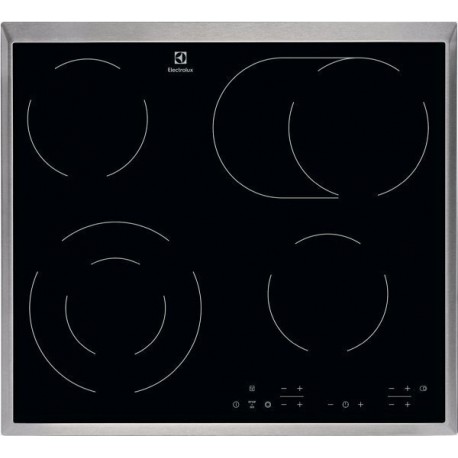 Electrolux EHF6346XOK Κεραμική Εστία Αυτόνομη με Λειτουργία Κλειδώματος 57.6x51.6εκ.