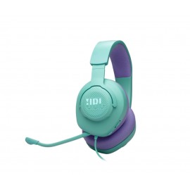 JBL Quantum 100M2 Over Ear Gaming Headset με σύνδεση 3.5mm Cyan