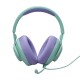 JBL Quantum 100M2 Over Ear Gaming Headset με σύνδεση 3.5mm Cyan