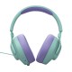 JBL Quantum 100M2 Over Ear Gaming Headset με σύνδεση 3.5mm Cyan