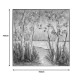 296-000039 Πίνακας σε καμβά Leambre I Inart 102x4.5x102εκ