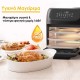 HomeVero HV-AF12XL Air Fryer 12lt Μαύρο