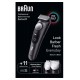 Braun Series 9 BT9441 Επαναφορτιζόμενη Κουρευτική Μηχανή Μαύρη