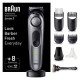 Braun BT7420 Trimmer Μηχανή Επαναφορτιζόμενη Black / Space Grey