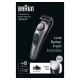 Braun BT7420 Trimmer Μηχανή Επαναφορτιζόμενη Black / Space Grey