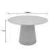 101-000112 Τραπέζι Kayano pakoworld mdf σε φυσική απόχρωση Φ120x72εκ