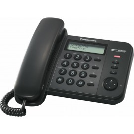 Panasonic KX-TS560EX2B Ενσύρματο Τηλέφωνο Γραφείου Μαύρο