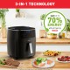 Tefal FW2018 Air Fryer 6.5lt Μαύρο