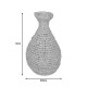 337-000043 Βάζο Sannery I Inart sisal σε φυσική απόχρωση Φ20x32εκ