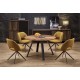 60-29283 DANILO table walnut/black