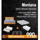 Linea/Montana All Inclusive Focus  Διπλό Κρεβάτι+Στρώμα +Μαξιλάρια + Κάλυμμα 160x200 εκ