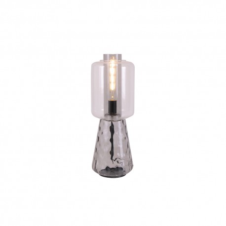 3060-Smoky/transparent Inlight Επιτραπέζιο φωτιστικό 1xE27 απο διάφανο γυαλί (3060-Smoky/transparent)