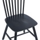 128-000034 Καρέκλα Melia pakoworld rubberwood σε μαύρη απόχρωση 45x51x87εκ