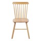 128-000033 Καρέκλα Melia pakoworld rubberwood σε φυσική απόχρωση 45x51x87εκ