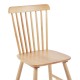 128-000033 Καρέκλα Melia pakoworld rubberwood σε φυσική απόχρωση 45x51x87εκ