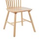 128-000033 Καρέκλα Melia pakoworld rubberwood σε φυσική απόχρωση 45x51x87εκ