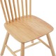 128-000033 Καρέκλα Melia pakoworld rubberwood σε φυσική απόχρωση 45x51x87εκ