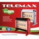 Telemax 30-1605 Σόμπα Χαλαζία με Ανεμιστήρα White Grey 1600W