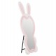 ΠΑΙΔΙΚΟΣ ΚΑΘΡΕΦΤΗΣ ΔΑΠΕΔΟΥ BUNNY HM4489.01 MDF ΡΟΖ & ΛΕΥΚΟ-ΜΑΥΡΟ STAND 80x162Υεκ.