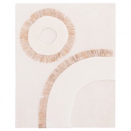 ΠΙΝΑΚΑΣ ΟΡΘΟΓΩΝΙΟΣ ΣΕΙΡΑ SANTORINI HM4534 MDF ΥΠΟΛΕΥΚΟ ΧΡΩΜΑ-ΔΙΑΚΟΣΜΗΣΗ ΜΠΕΖ 48x4,5(πάχος)x60Υεκ.