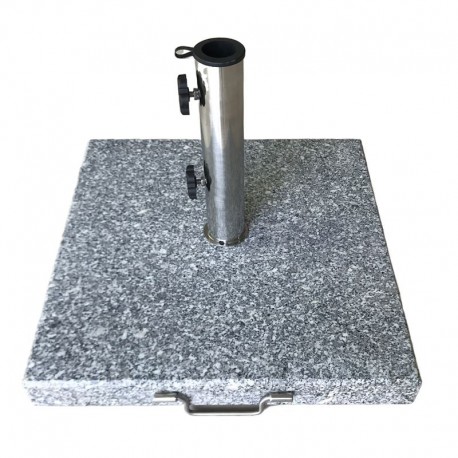 Ε932 ΒΑΣΗ ομπρέλας τετράγωνη Γρανίτης/Inox #304 (40Kg)