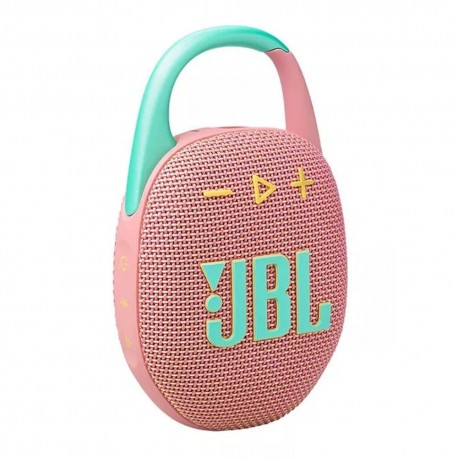 JBL Clip 5 Αδιάβροχο Ηχείο Bluetooth 7W με Διάρκεια Μπαταρίας έως 12 ώρες Ροζ
