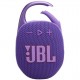 JBL Clip 5 Αδιάβροχο Ηχείο Bluetooth 7W με Διάρκεια Μπαταρίας έως 12 ώρες Μωβ