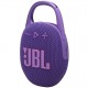 JBL Clip 5 Αδιάβροχο Ηχείο Bluetooth 7W με Διάρκεια Μπαταρίας έως 12 ώρες Μωβ