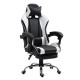 14730011 Καρέκλα Γραφείου ArteLibre Gaming BRAY Λευκό/Μαύρο PVC 67x50x120-127cm Μαύρο/Λευκό