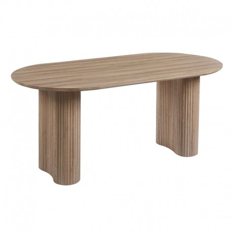 Ε7695,2 DIAZ Τραπέζι Τραπεζαρίας, ΜDF Απόχρωση Sonoma