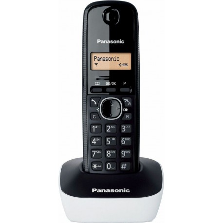 PANASONIC KX-TG1611 ΑΣΥΡΜΑΤΟ ΨΗΦΙΑΚΟ ΤΗΛΕΦΩΝΟ ΛΕΥΚΟ/ΜΑΥΡΟ