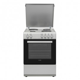 Hyundai HCMU24V-7260E/S Κουζίνα 69lt με Εμαγιέ Εστίες Π60εκ. Γκρι A