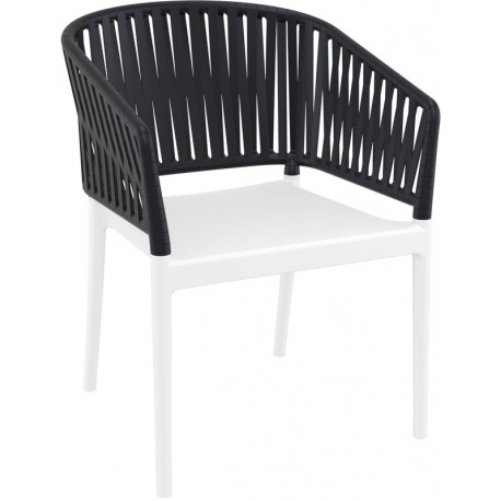 20-0878 PORTOFINO WHITE/BLACK ΠΟΛΥΘΡΟΝΑ ΠΟΛ/ΝΙΟΥ